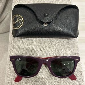 Purple & Magenta Ray-Ban Wayfarers